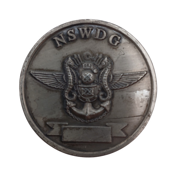 Naval Special Warfare DEVGRU SEAL Team 6 Navy Diver Jump High Challenge Coin - Picture 1 of 9
